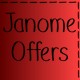 Janome Offers Janome Offers